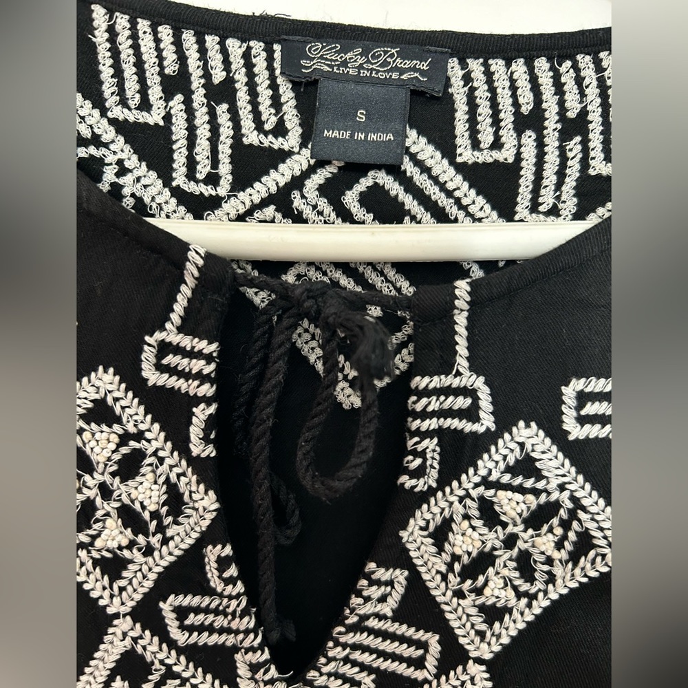 Lucky Brand ~Live in Love~ Blouse - Picture 3 of 7
